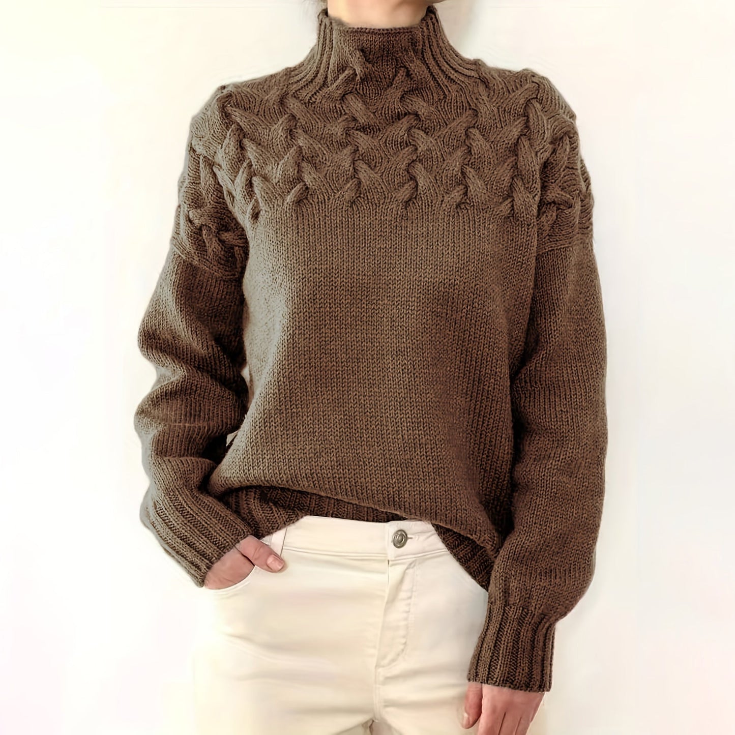 BLUSA LARI ELEGANTE DE TRICOT