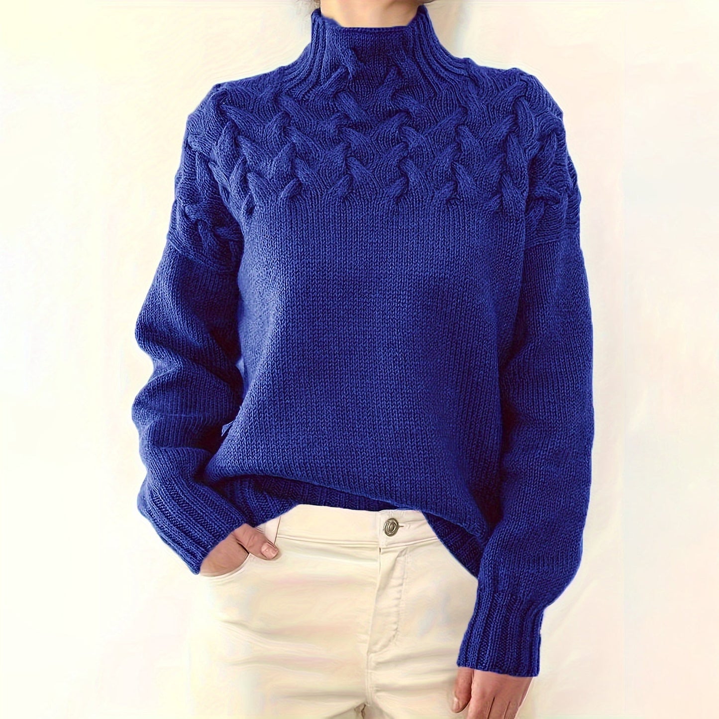 BLUSA LARI ELEGANTE DE TRICOT