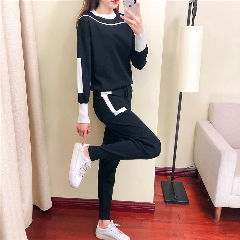 Conjunto Anni de blusa y pantalón de malla ligera