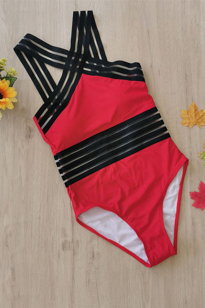 Bañador cruzado monokini con tiras