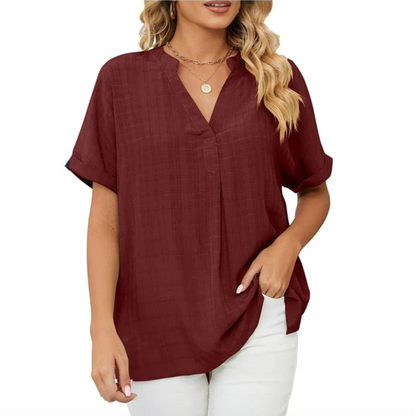 Blusa Ruby Fresh con cuello en V