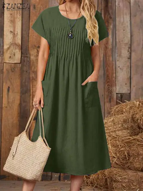 Vestido midi vintage Abigail