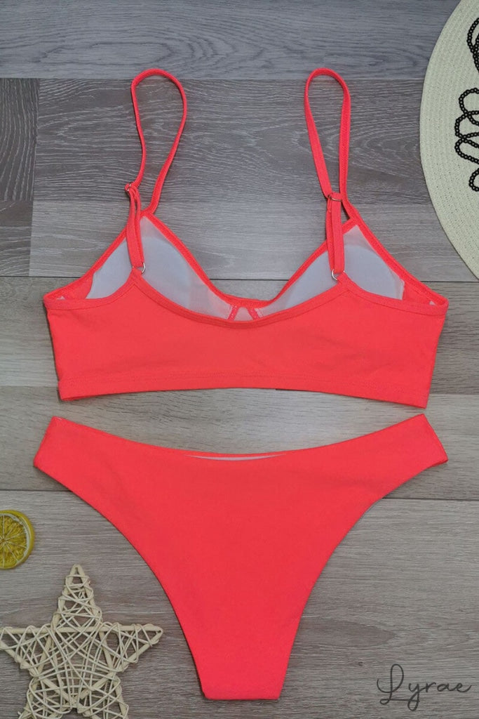 Bikini push up con top Aurora y tanga de ala delta