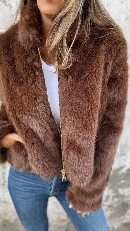 Sarah | Chaqueta de faux fur