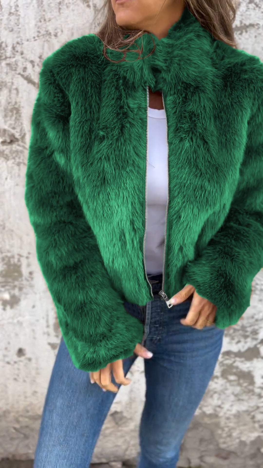 Sarah | Chaqueta de faux fur