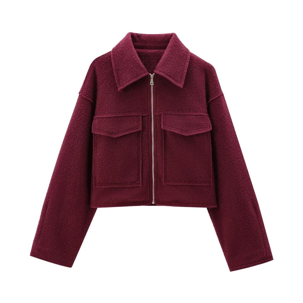 Lea - Cropped Vintage Jacke